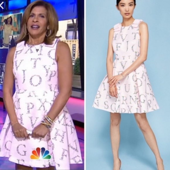 Ted Baker Dresses & Skirts - Ted Baker Zowey alphabet bow skater dress size M